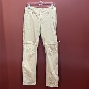 Columbia Omni shield Convertible Zip-Off Pants in Light Beige